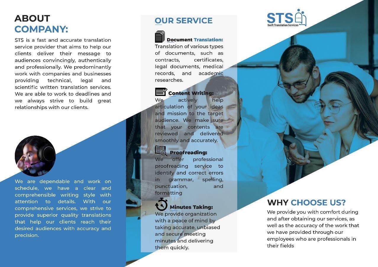 STS — About Company, Our Service, Why Choose Us